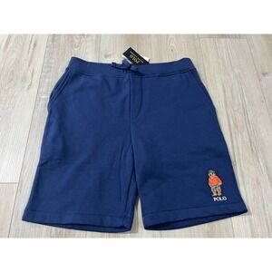 Polo Ralph Lauren Men's Size Medium Blue Polo Bear Shorts NWT